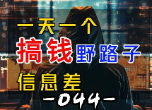 野路子搞钱秘籍