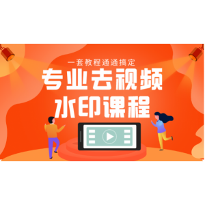 专业去视频水印教程 静态水印、动态水印、文字水印、图片水印