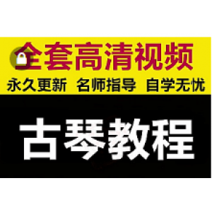 古琴视频教学视频教程零基础自学入门初学到高级古琴考级在线课程(36G)