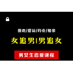女追男/男追女，追求爱情，谈恋爱视频教程，送接吻搭讪相亲教程（9.5G）