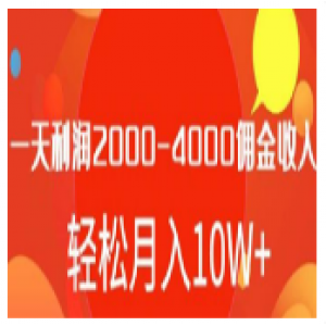 抖音变现实训班，一天利润2000-4000佣金收入，轻松月入10W+