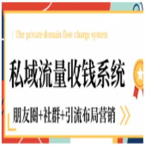打造私域流量收钱系统（朋友圈 社群 引流布局营销）12节课完结