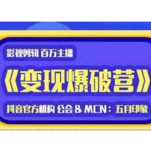 影视剪辑变现爆破营，揭秘影视号六大维度（学抖音剪辑运营，做最强变现）