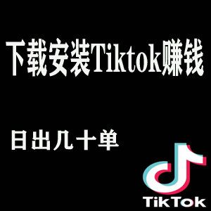 下载安装tiktok赚钱，日出几十单