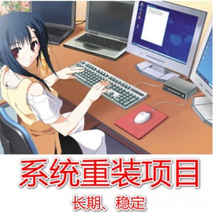 系统重装U盘制作，年赚30W，长期项目
